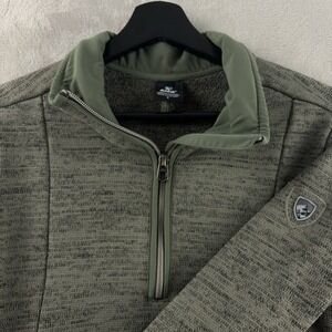 Kuhl Ascendry Quarter Zip Pullover Womens Size Small Green Fleece Mountain